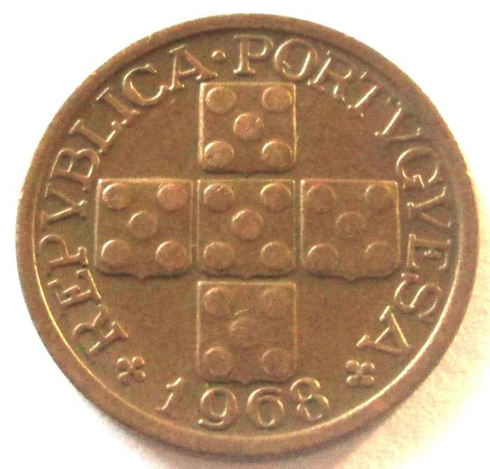 1968 Portugal 10 Centavos