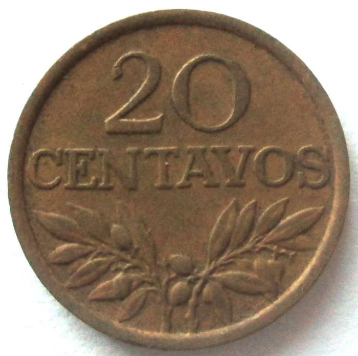1974 Portugal 20 Centavos