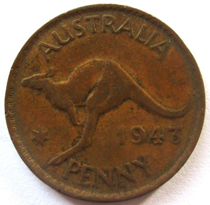 1943 Australia 1 Penny