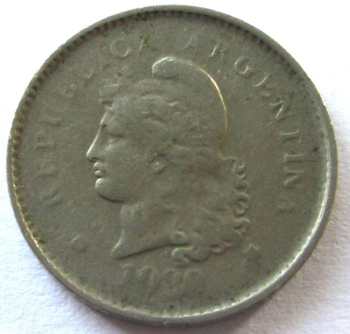 1930 Argentina 10 Centavos