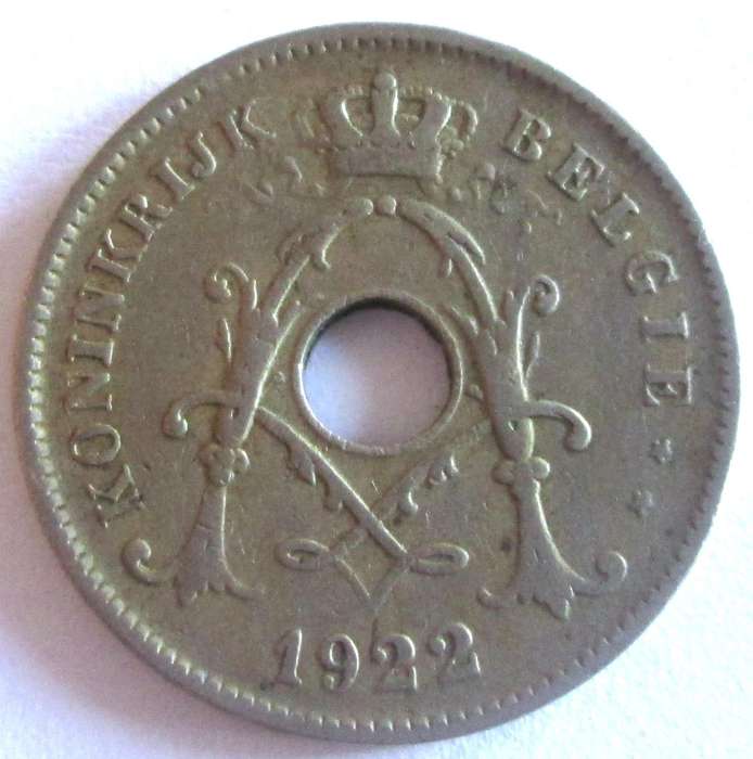 1922 Belgium 10 Centimes