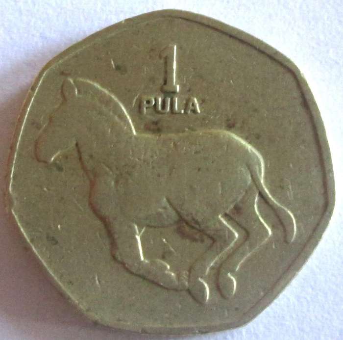 1991 Botswana 1 Pula