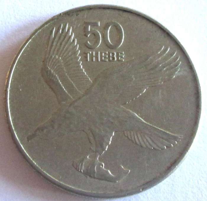 1991 Botswana 50 Thebe