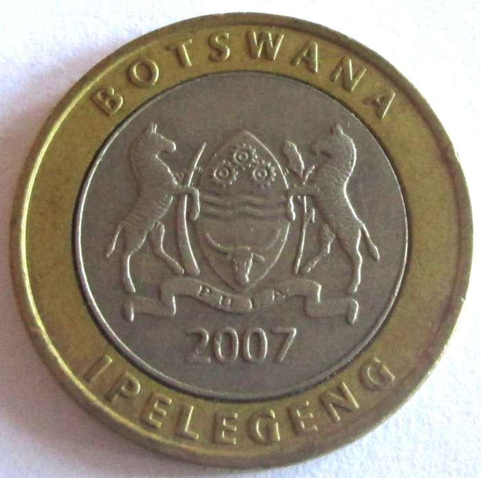 2007 Botswana 5 Pula