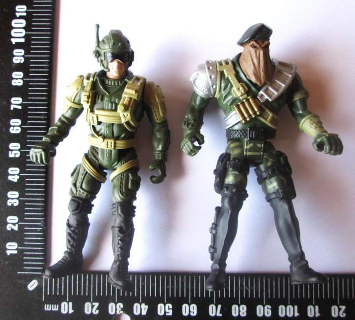 Chap Mei Army Military Action Figures Men HK Designs Lot Of 5