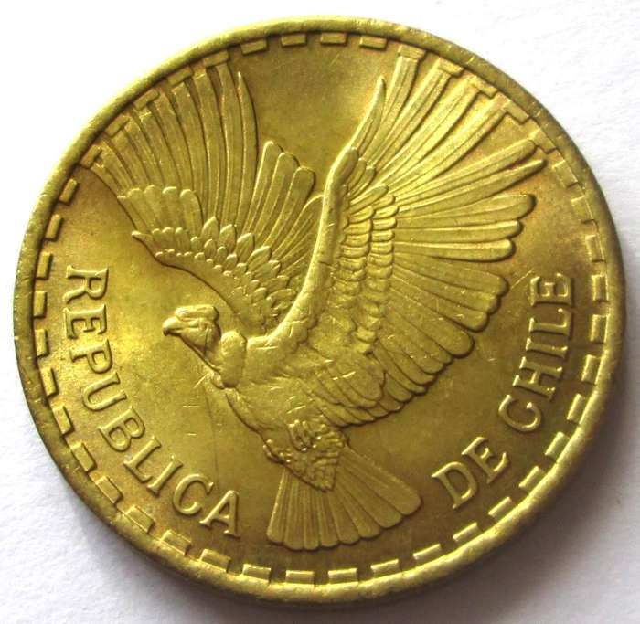 1964 Chile 10 Centesimos