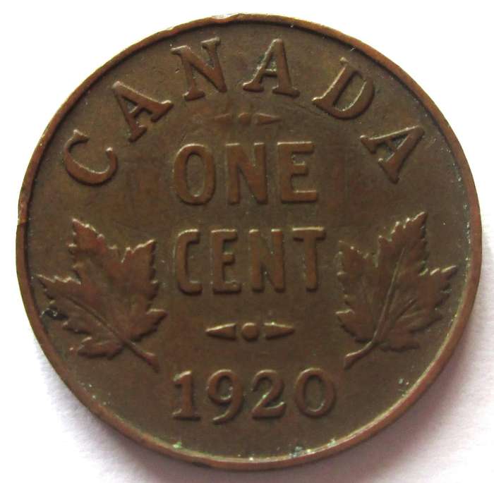 1920 Canada 1 Cent