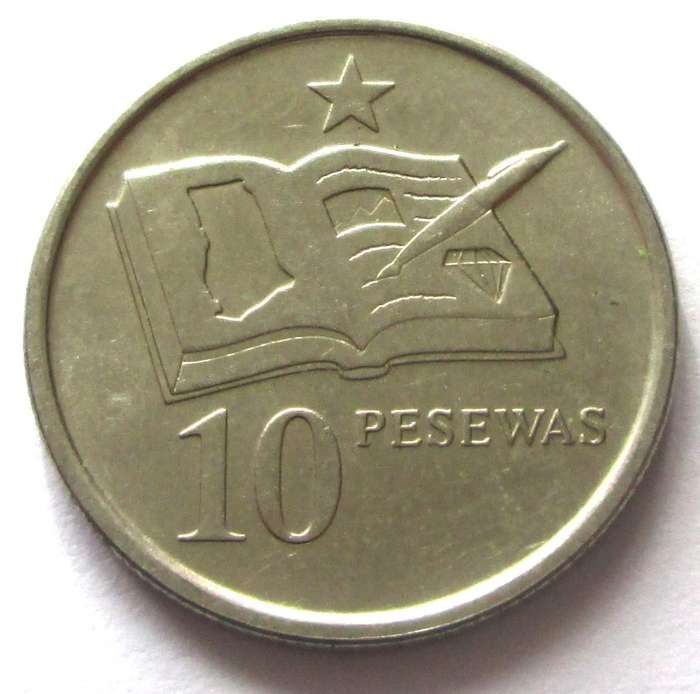 2007 Ghana 10 Pesewas
