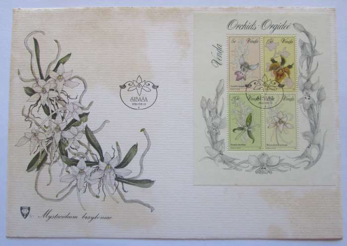 1981 Venda Sibasa Orchids First Day Cover