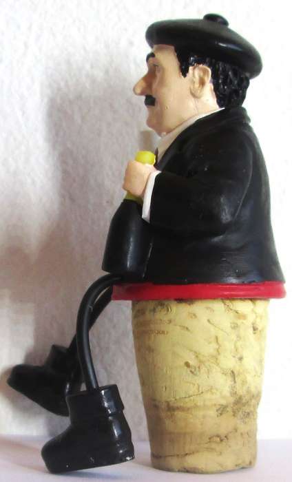 Italian Man Cork Stopper