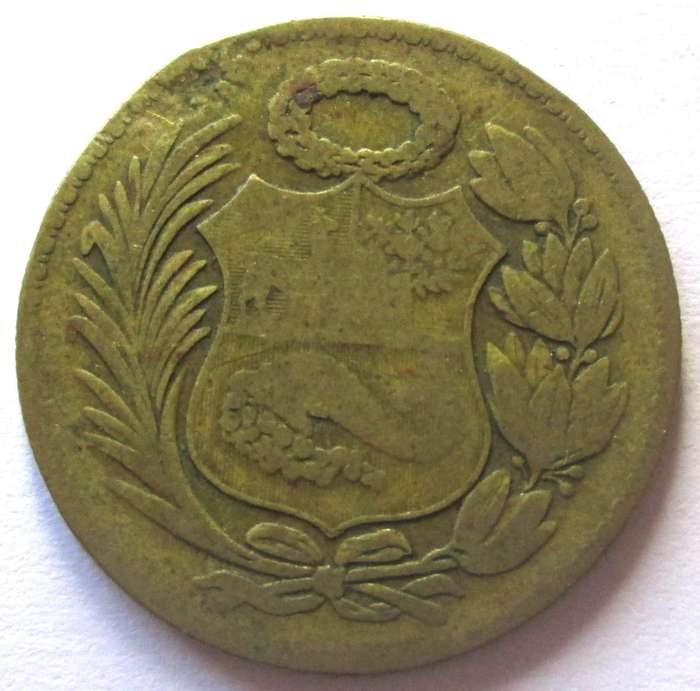 1935 Peru Half Sol De Oro