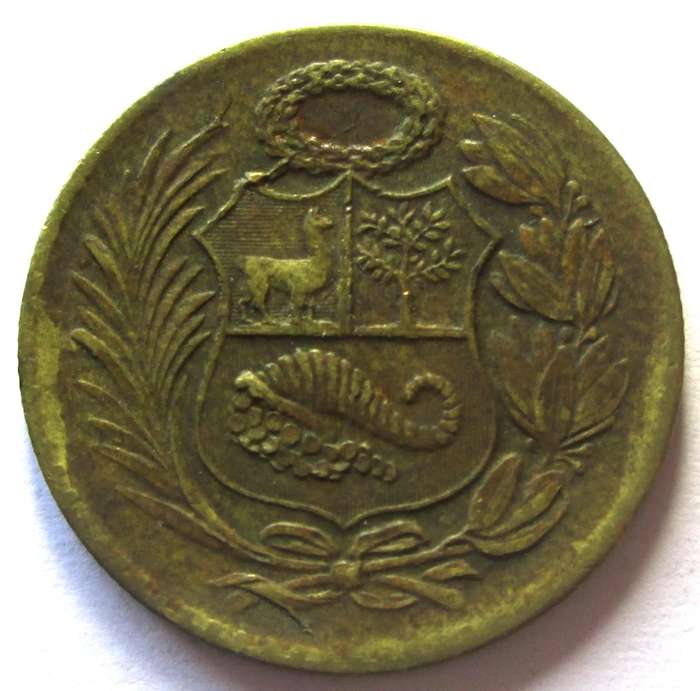 1964 Peru Half Sol de Oro