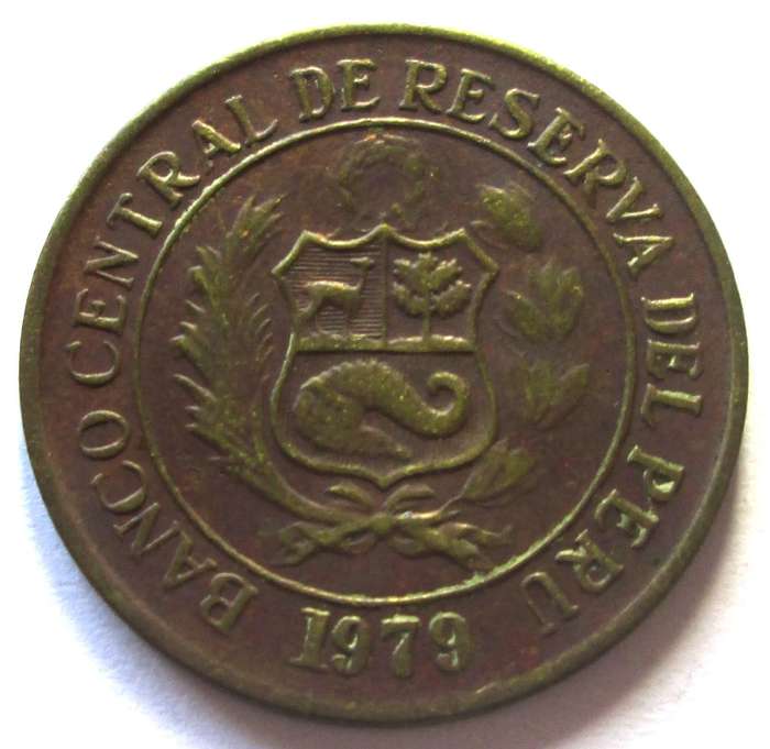 1979 Peru 10 Soles de Oro