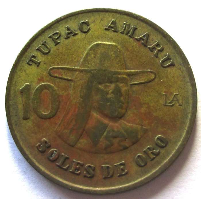 1978 Peru 10 Soles de Oro