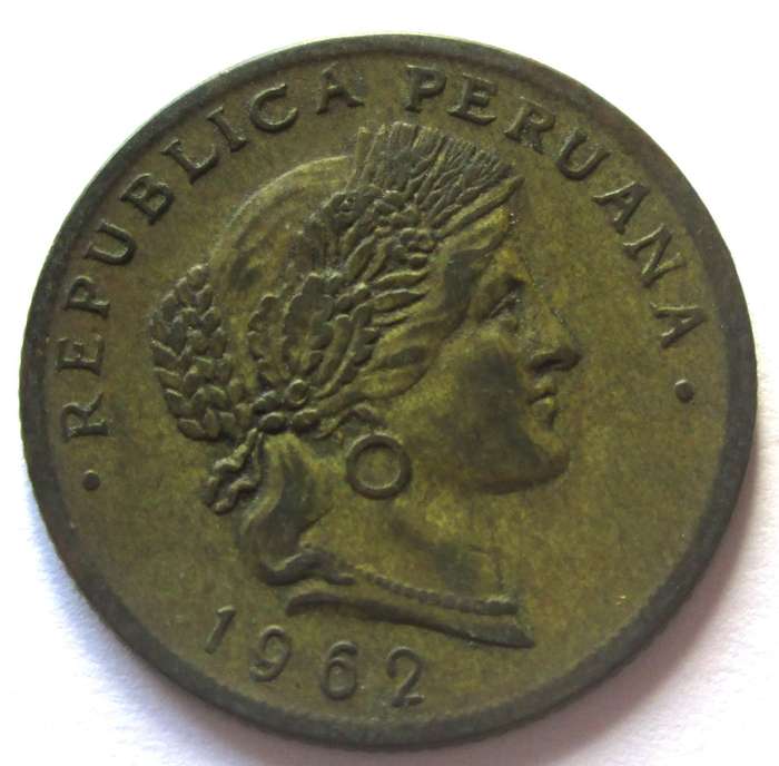 1962 Peru 20 Centavos