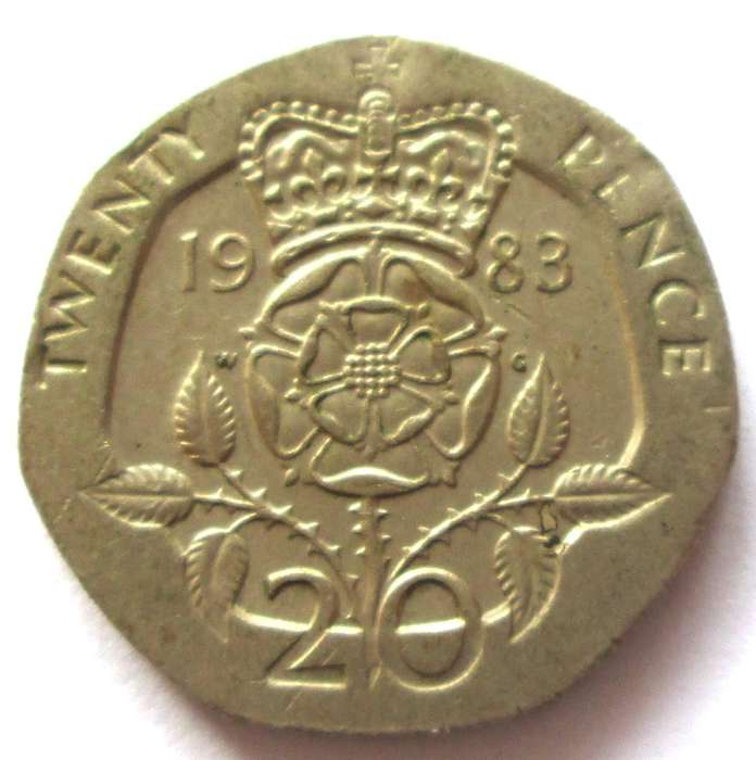 1983 Great Britain 20 Pence