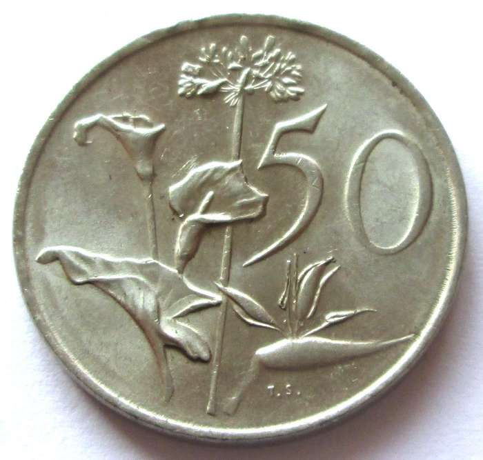 1987 South Africa 50 Cents
