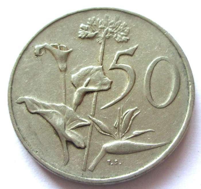 1977 South Africa 50 Cents