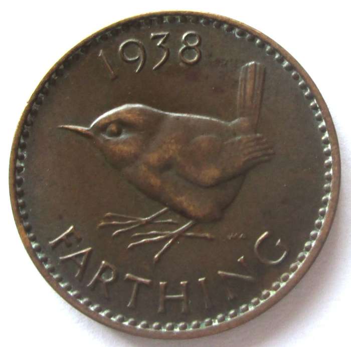 1938 Great Britain Farthing