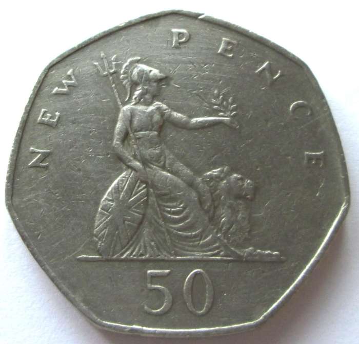 1978 Great Britain 50 Pence
