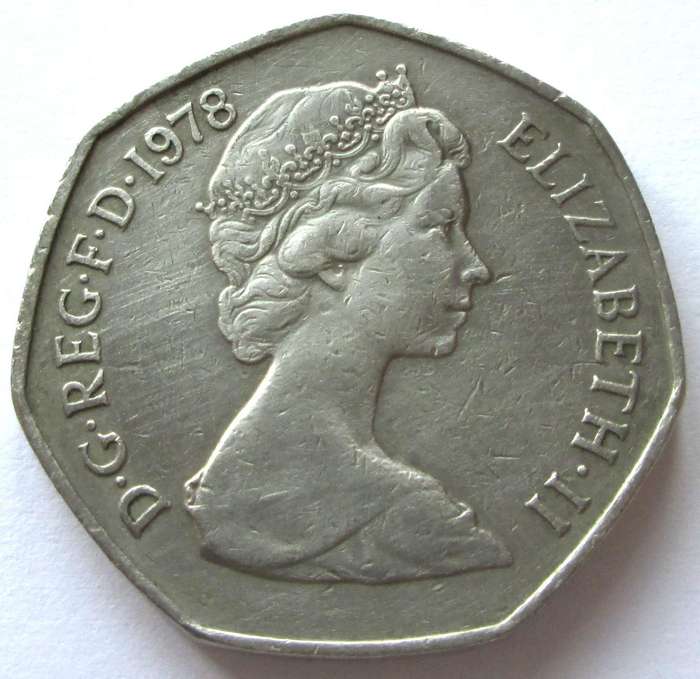 1978 Great Britain 50 Pence