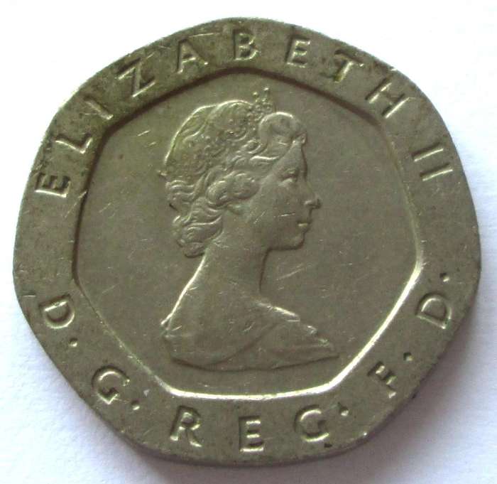 1982 Great Britain 20 Pence