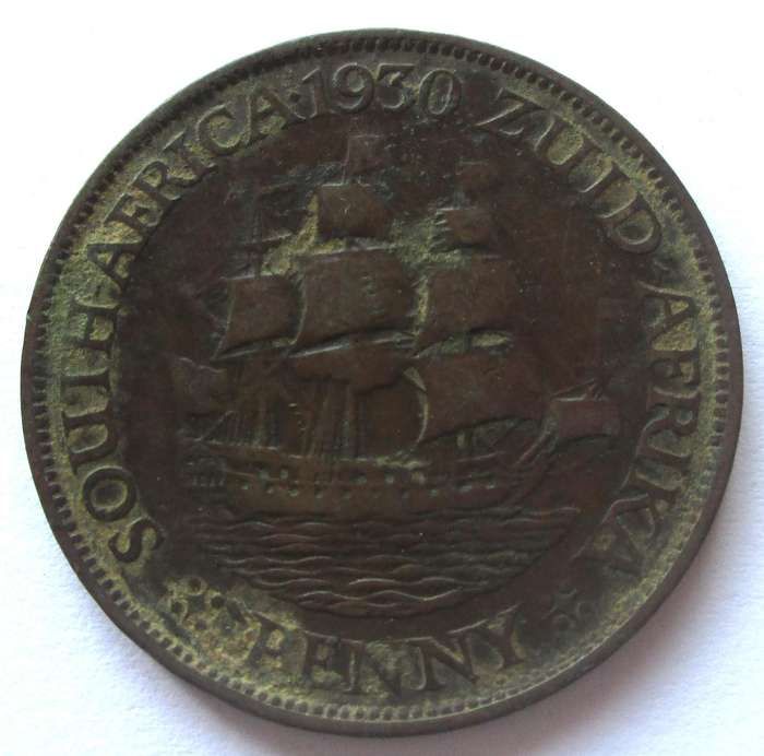 1930 Union Of South Africa Penny