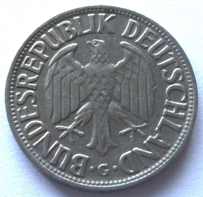 1962 Germany 1 Deutsche Mark