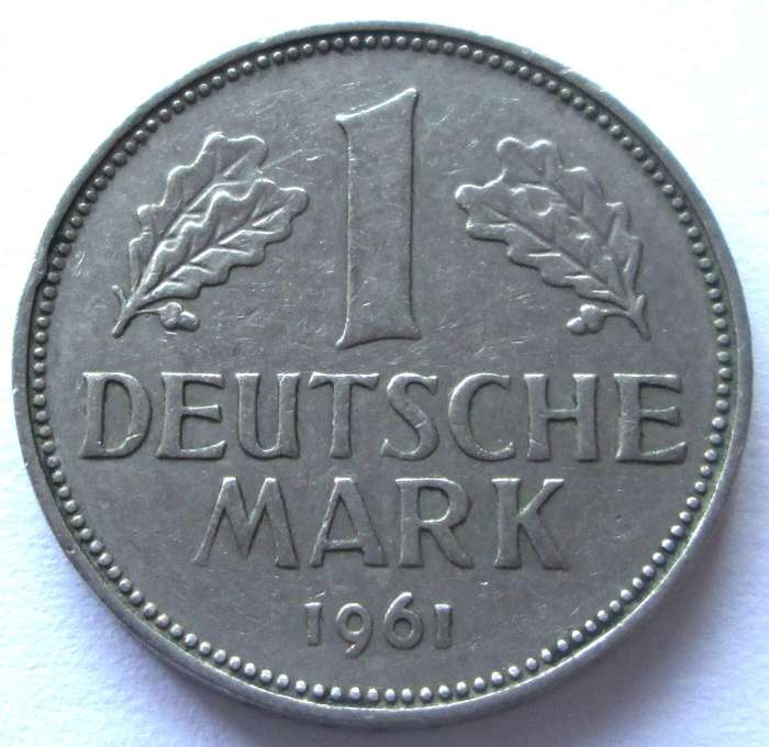 1961 Germany 1 Deutsche Mark