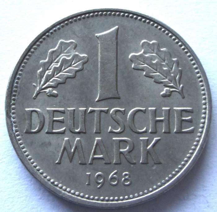 1968 Germany 1 Deutsche Mark