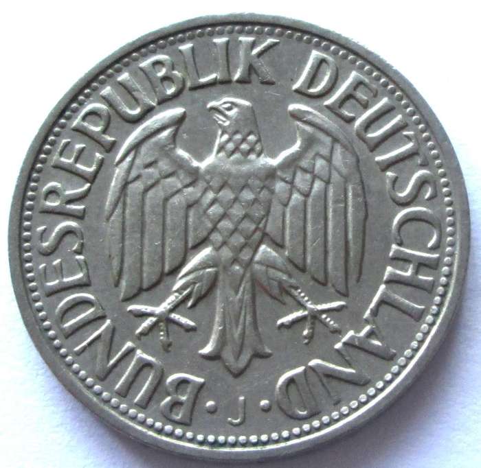 1967 Germany 1 Deutsche Mark