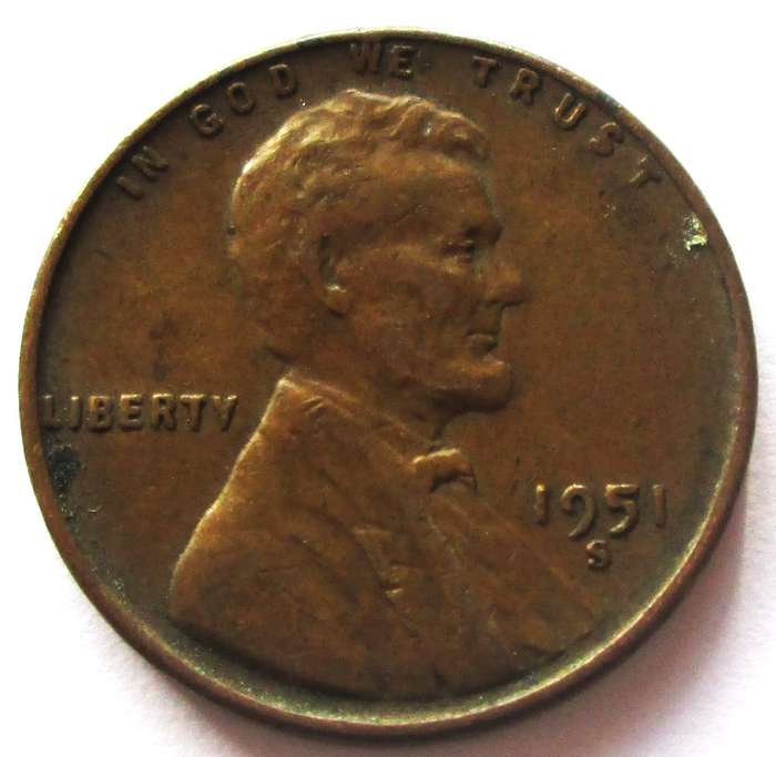 1951 United States of America 1 Cent