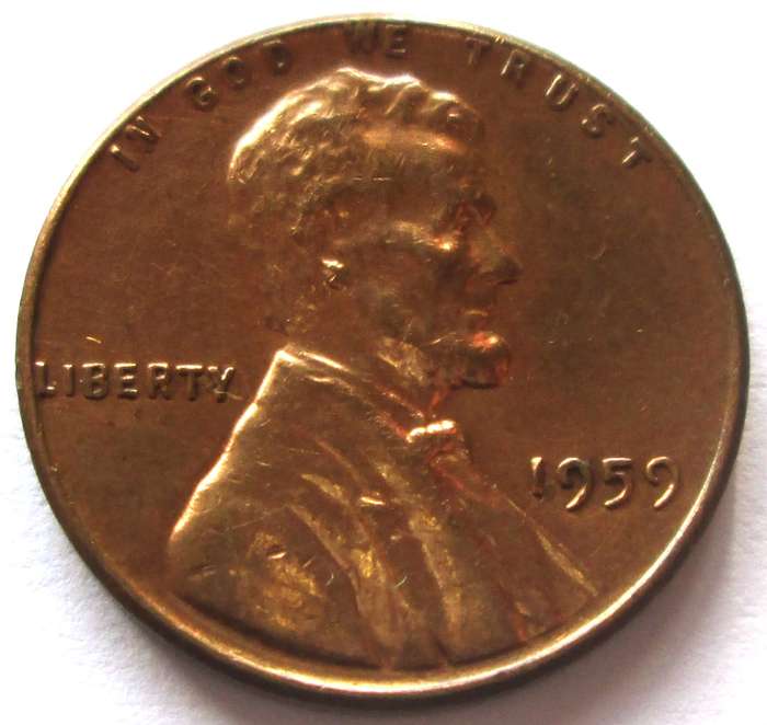 1959 United States of America 1 Cent