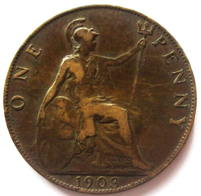 1903 Great Britain 1 Penny