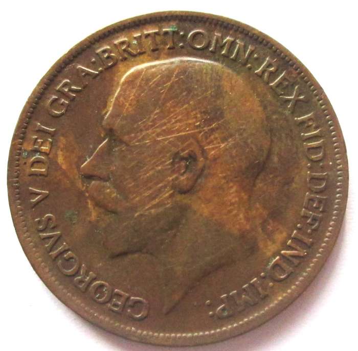 1913 Great Britain 1 Penny