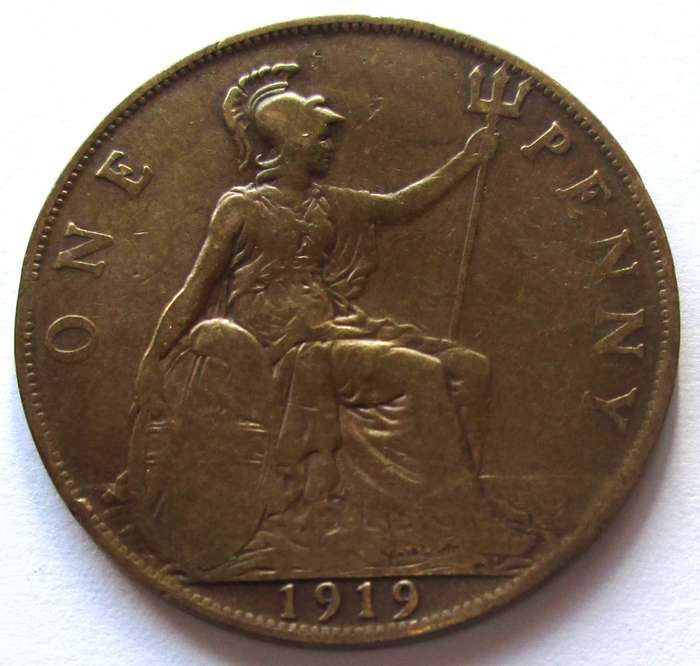1919 Great Britain 1 Penny