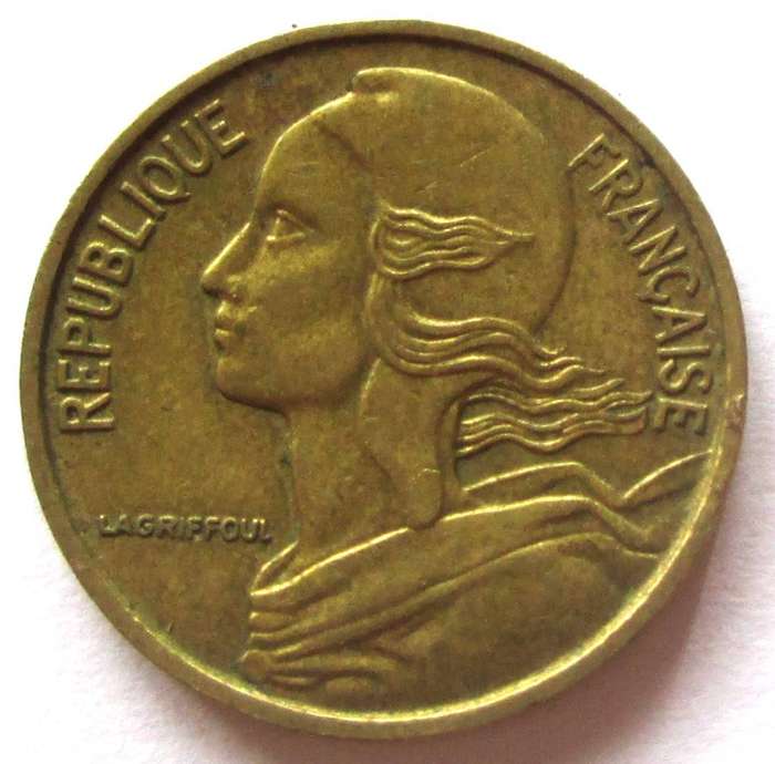 1968 France 5 Centimes