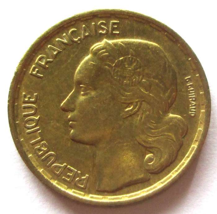 1958 France 5 Centimes