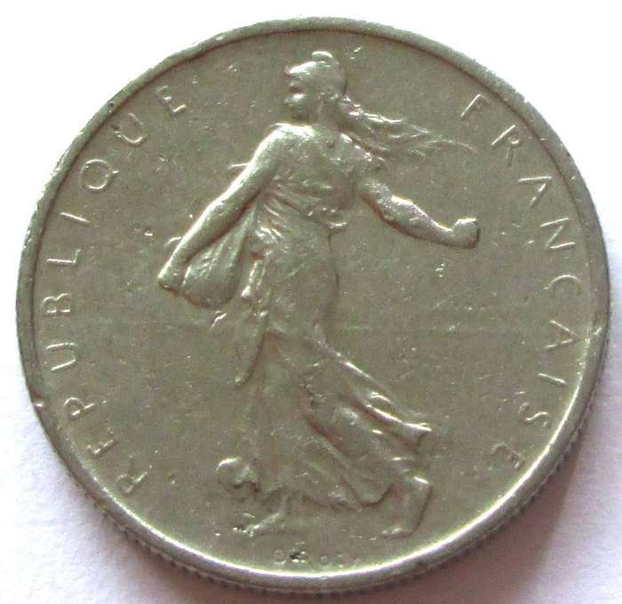 1965 France Half Franc