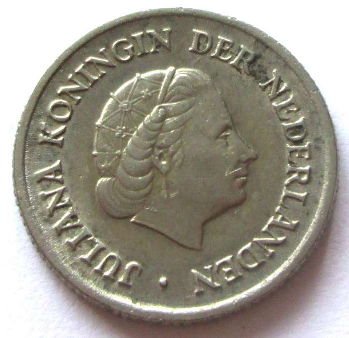 1957 Nederland 25 Cents
