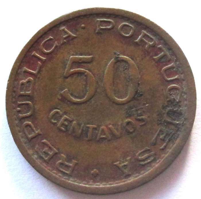 1974 Mozambique 50 Centavos