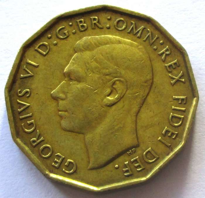 1952 Great Britain 3 Pence