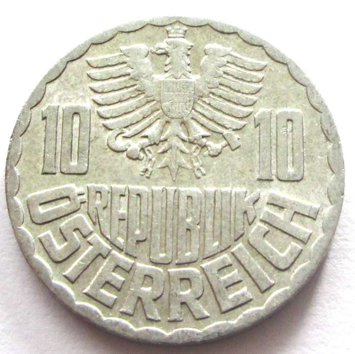 1966 Austria 10 Groschen