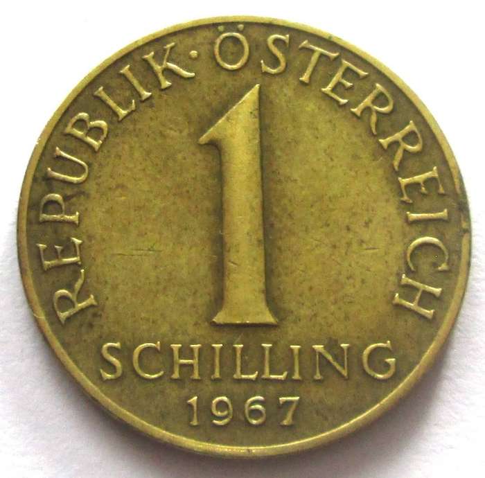 1967 Austria 1 Schilling