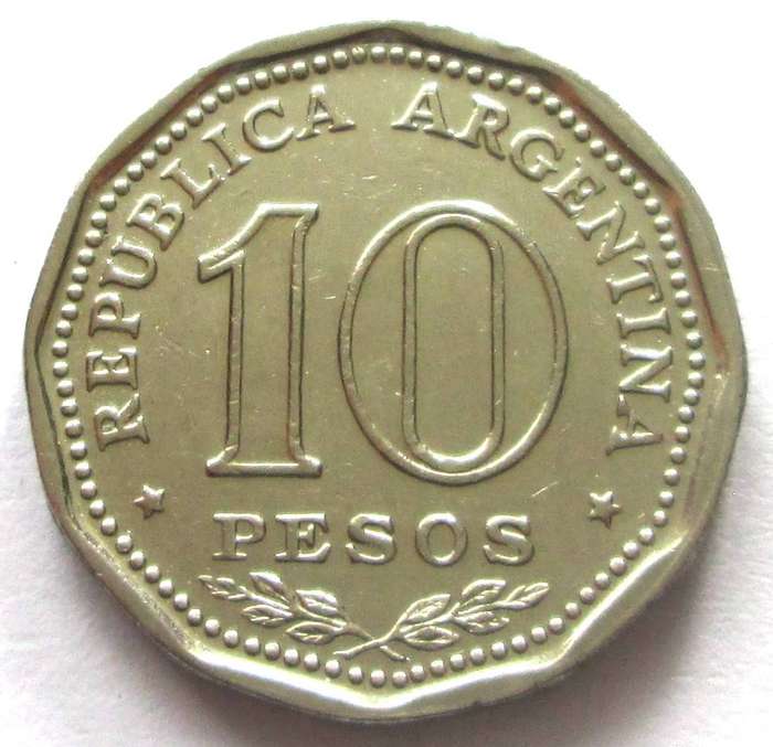 1966 Argentina 10 Pesos Commemorative