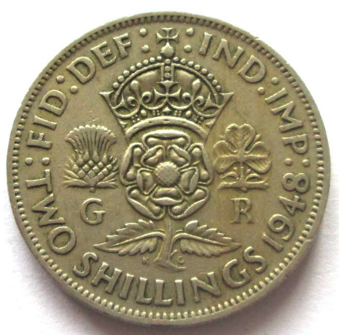 1948 Great Britain 2 Shillings