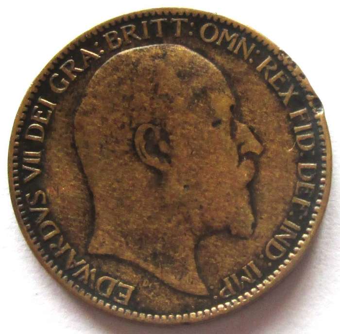 1909 Great Britain Farthing