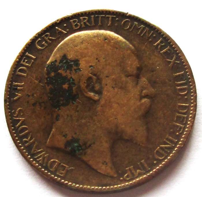 1905 Great Britain Half Penny