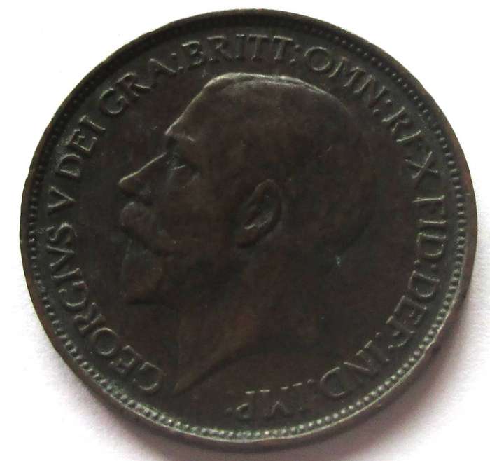 1923 Great Britain Half Penny