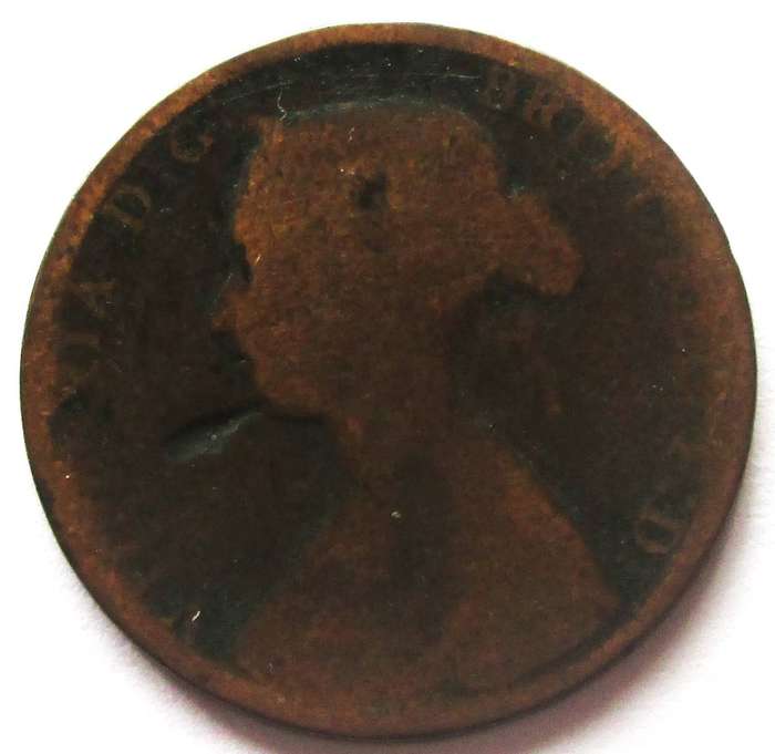 1862 Great Britain Half Penny